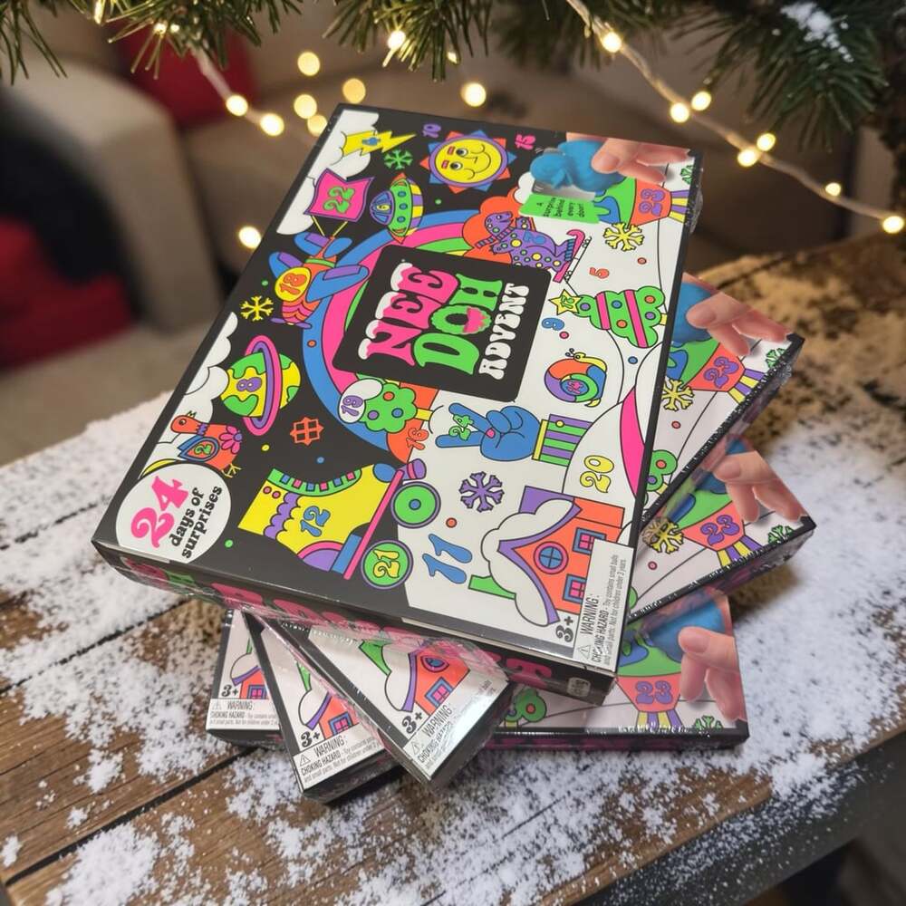 NeeDoh Advent Calendar Lot Of 4 24 Days Of Surprises Squishy Toy